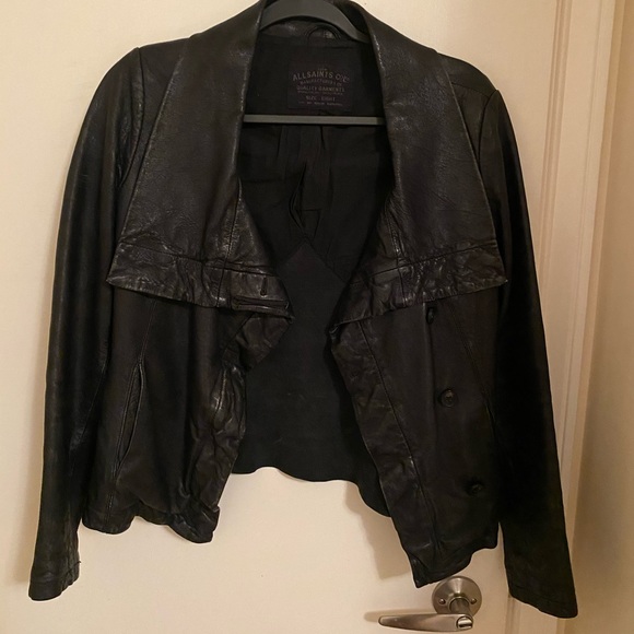 COPY - All saints leather jacket - Picture 1 of 8